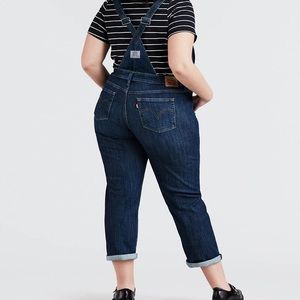 plus size levi overalls